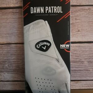 Callaway Men's Left Regular Golf Glove - Dawn Patrol Genuine Leather NWT
